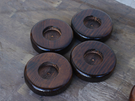 鉄脚用の木製下敷き 家庭用足踏みミシン用ゲタ クツ ハカマ