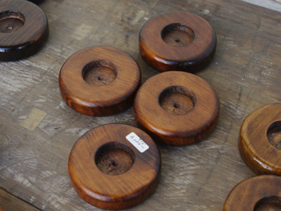 鉄脚用の木製下敷き 家庭用足踏みミシン用ゲタ クツ ハカマ