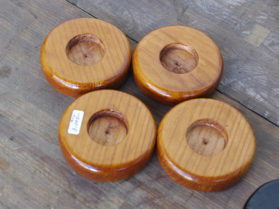 鉄脚用の木製下敷き 家庭用足踏みミシン用ゲタ クツ ハカマ