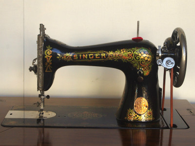 SINGER 15 シンガー製 豪華テーブル 家庭用足踏みミシン