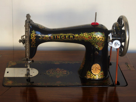 SINGER 15 シンガー製 豪華テーブル 家庭用足踏みミシン