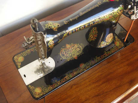 SINGER 15 シンガー製 豪華テーブル 家庭用足踏みミシン