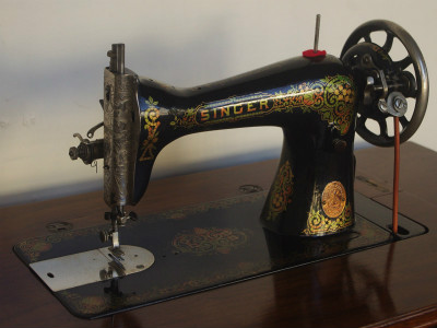 SINGER 15 シンガー製 豪華テーブル 家庭用足踏みミシン