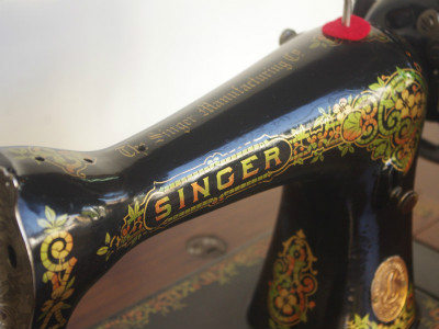 SINGER 15 シンガー製 豪華テーブル 家庭用足踏みミシン