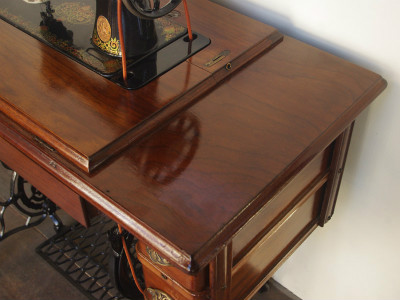 SINGER 15 シンガー製 豪華テーブル 家庭用足踏みミシン