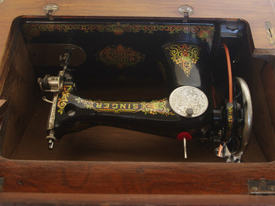 SINGER 15 シンガー製 豪華テーブル 家庭用足踏みミシン