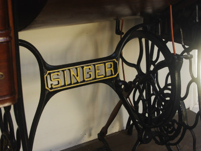 SINGER 15 シンガー製 豪華テーブル 家庭用足踏みミシン