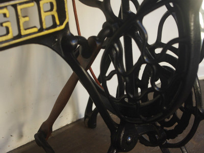 SINGER 15 シンガー製 豪華テーブル 家庭用足踏みミシン