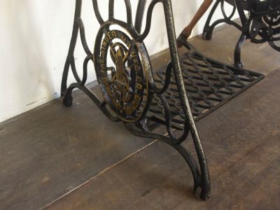 SINGER 15 シンガー製 豪華テーブル 家庭用足踏みミシン