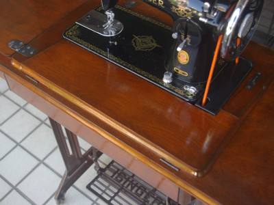 SINGER 15U シンガー製 家庭用足踏みミシン