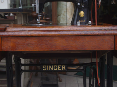 SINGER 15U シンガー製 家庭用足踏みミシン