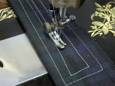 SINGER 15K シンガー製 薔薇ブーケ柄 2段引き出しの足踏みミシン