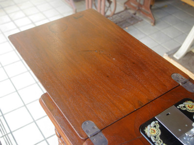 SINGER 15K シンガー製 2段引き出しの足踏みミシン