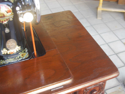 SINGER 15K シンガー製 2段引き出しの足踏みミシン