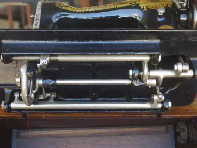 SINGER 15K シンガー製 オーク仕様 2段引き出しの足踏みミシン