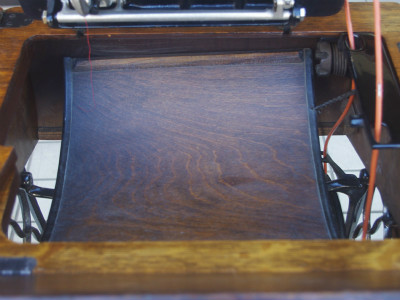 SINGER 15K シンガー製 オーク仕様 2段引き出しの足踏みミシン