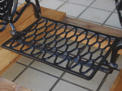 SINGER 15K シンガー製 オーク仕様 2段引き出しの足踏みミシン