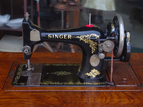 幻級！？ SINGER 128K シンガー製 足踏み・手回し兼用ミシン 超希少個体