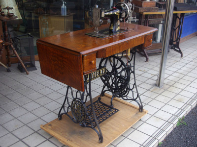 幻級！？ SINGER 128K シンガー製 足踏み・手回し兼用ミシン 超希少個体