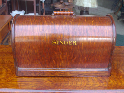 幻級！？ SINGER 128K シンガー製 足踏み・手回し兼用ミシン 超希少個体