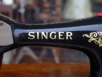 幻級！？ SINGER 128K シンガー製 足踏み・手回し兼用ミシン 超希少個体