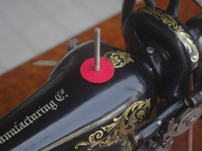 幻級！？ SINGER 128K シンガー製 足踏み・手回し兼用ミシン 超希少個体