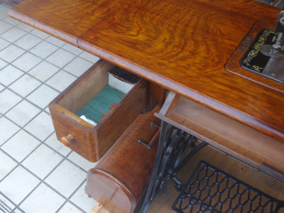 幻級！？ SINGER 128K シンガー製 足踏み・手回し兼用ミシン 超希少個体