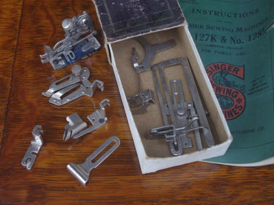 幻級！？ SINGER 128K シンガー製 足踏み・手回し兼用ミシン 超希少個体