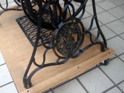 幻級！？ SINGER 128K シンガー製 足踏み・手回し兼用ミシン 超希少個体