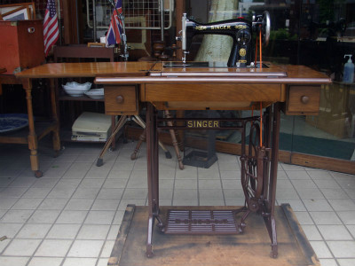 SINGER 15U シンガー製 家庭用足踏みミシン