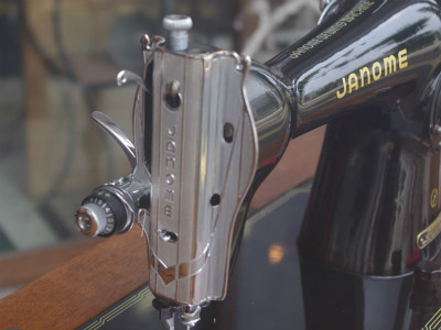 静音！Janome ジャノメ製 家庭用足踏みミシン