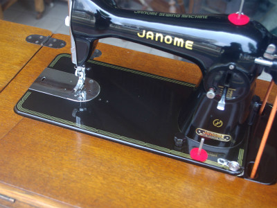 静音！Janome ジャノメ製 家庭用足踏みミシン