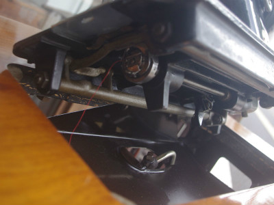 SINGER 188 シンガー製 職業用足踏みミシン 糸立て付