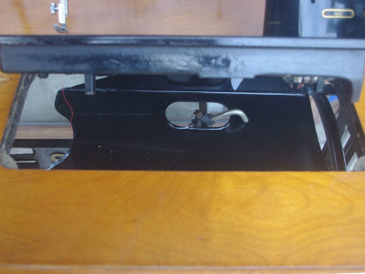 SINGER 188 シンガー製 職業用足踏みミシン 糸立て付