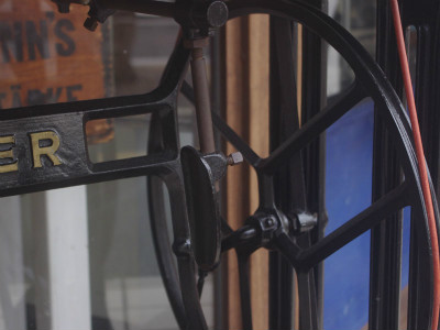 SINGER 188 シンガー製 職業用足踏みミシン 糸立て付