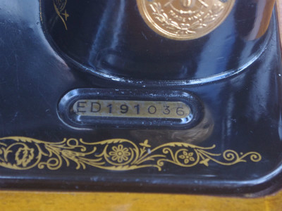 SINGER 99K シンガー製 コンパクト 足踏みミシン