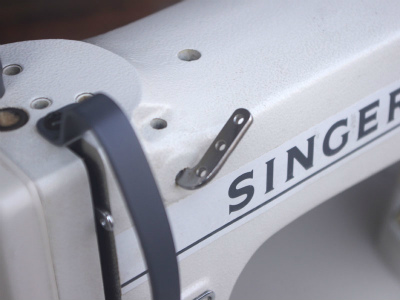 SINGER 188 professional 希少な白！シンガー製 職業用足踏みミシン