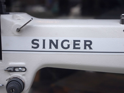 SINGER 188 professional 希少な白！シンガー製 職業用足踏みミシン