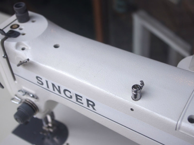 SINGER 188 professional 希少な白！シンガー製 職業用足踏みミシン