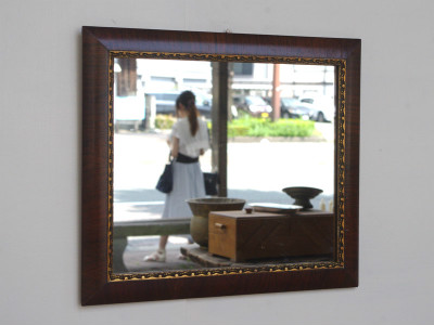 英国製 1920年頃 アンティークミラー